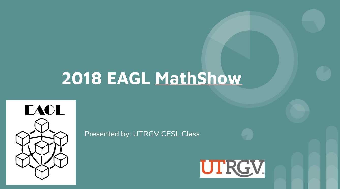 2018 EAGL MathShow EAGL - Experimental Algebra and Geometry Lab